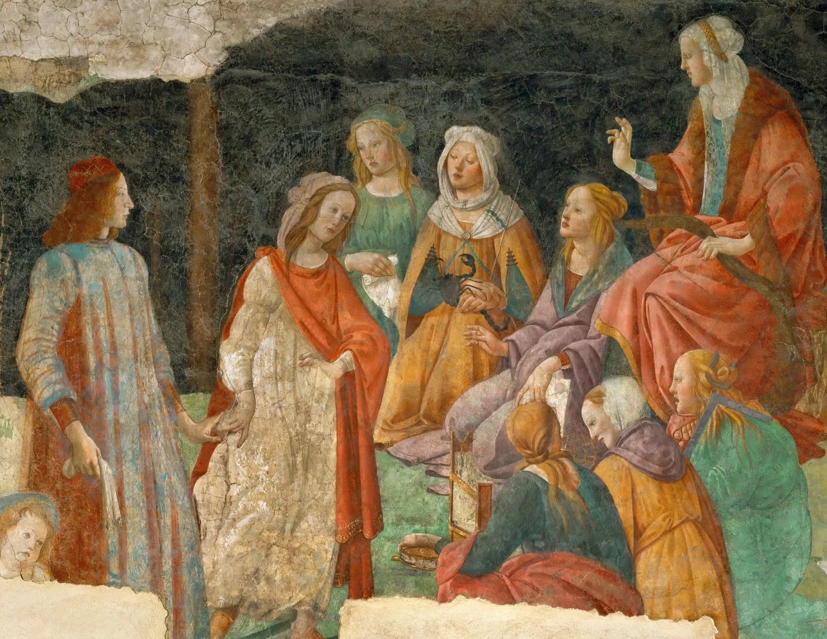 Young Man Before the Seven Liberal Arts