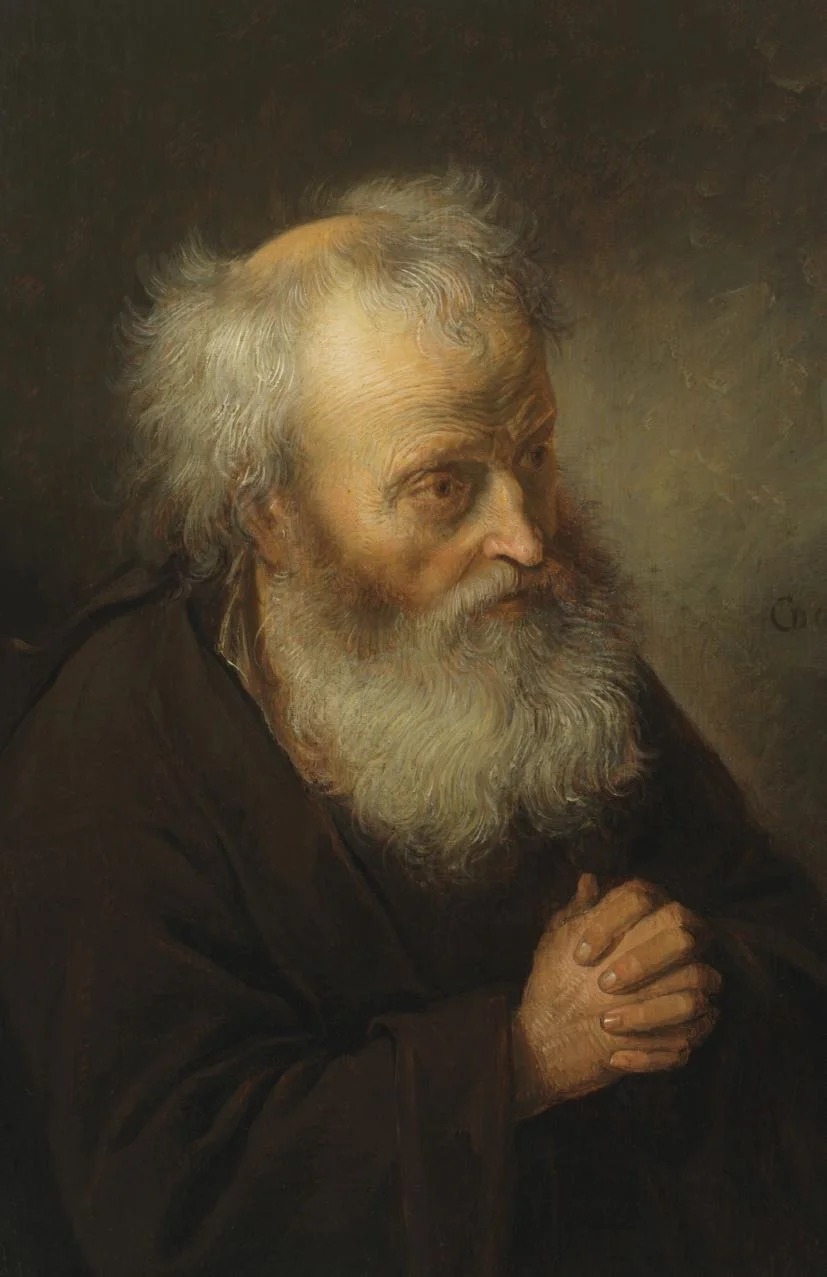 Old Man Praying
